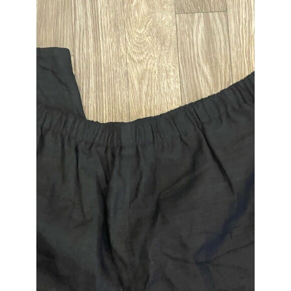 Women’s Silk trousers stretch pants Ann May Black lined - Picture 2 of 6